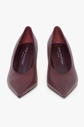 Decolletè in vitello con tacco a virgola di 50 mm - 5