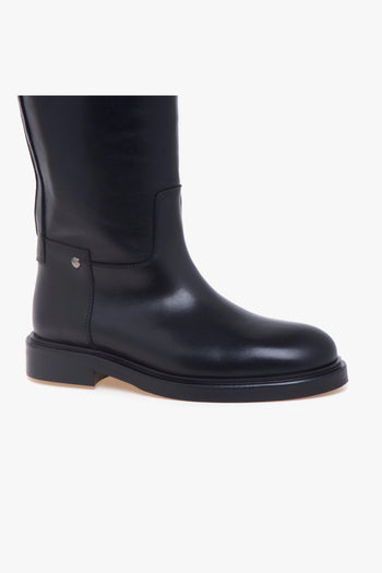 Stivale stile cavallerizza in pelle - 4