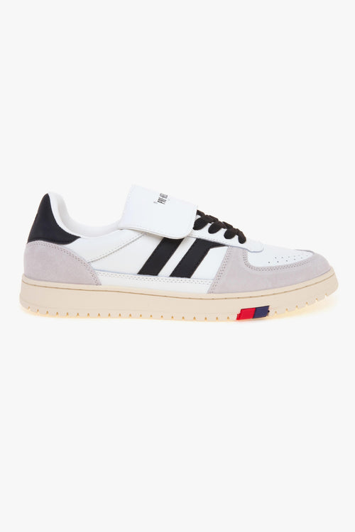 Sneaker basket Field King in pelle e camoscio