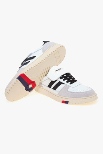 Sneaker basket Field King in pelle e camoscio - 4