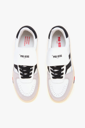 Sneaker basket Field King in pelle e camoscio - 5