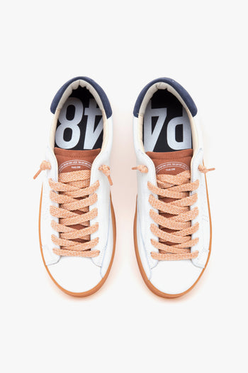 Sneaker John in pelle con dettagli in camoscio - 5