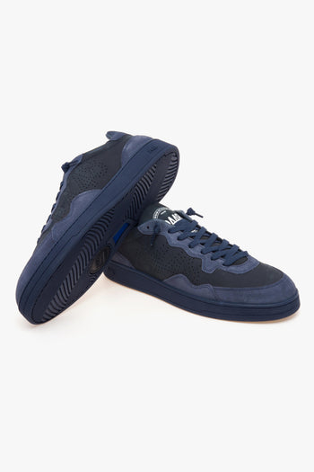 Snaker P447 Vert in camoscio e nabuck tono su tono - 4