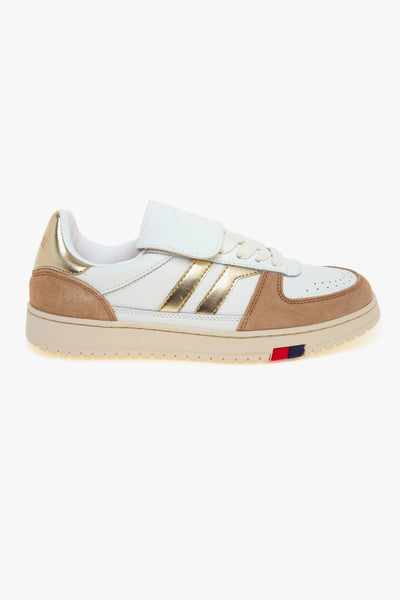 Sneaker basket Field King in pelle e camoscio