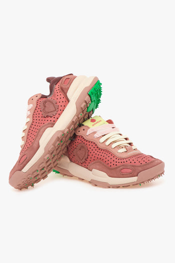 Sneaker "Chacrona Laser Premium" in pelle forata e camoscio - 4