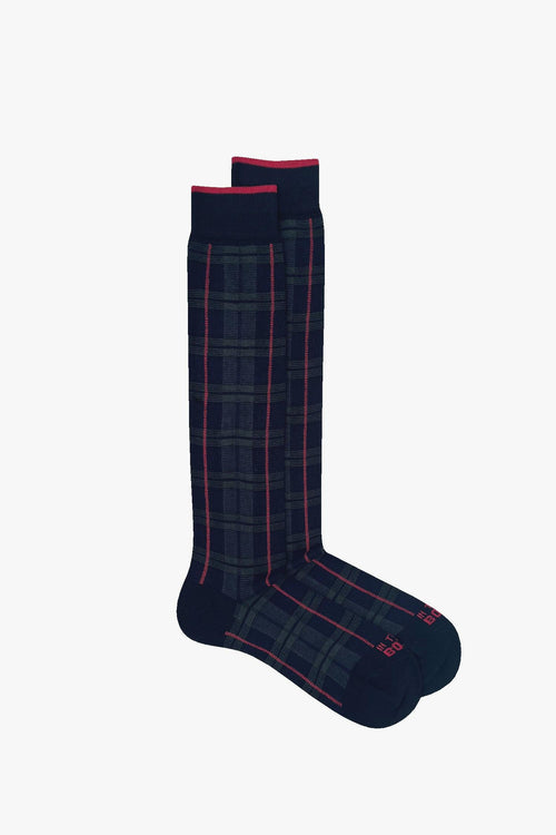 Calze con fantasia Tartan