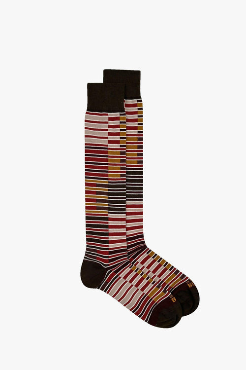 Calze con fantasia Stripes Collage