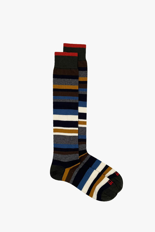 Calze con fantasia Stripes multicolor