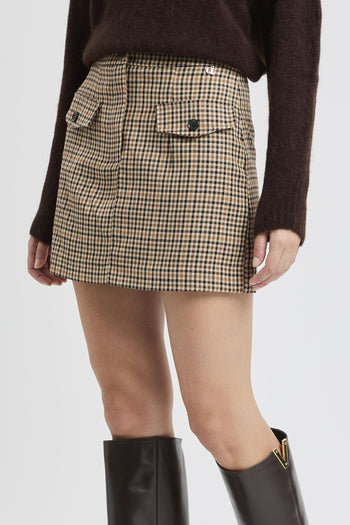 Gonna a quadri in lana - 3