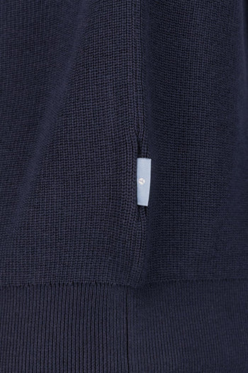 Maglia a girocollo a costa inglese con manica lunga - 10