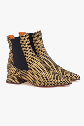 Tronchetto texano con elastici in lurex - 2