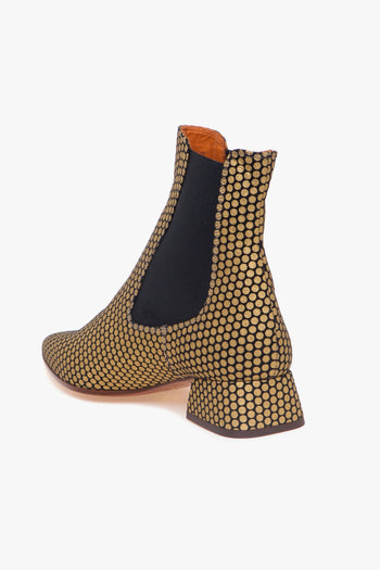 Tronchetto texano con elastici in lurex - 4