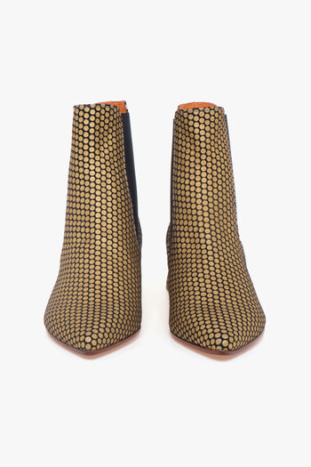 Tronchetto texano con elastici in lurex - 5