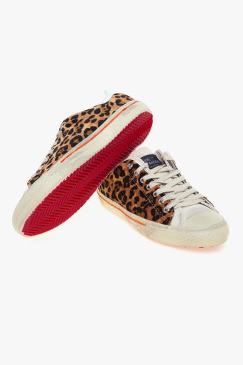 Sneaker Starless Low in pelle e tessuto maculato - 4