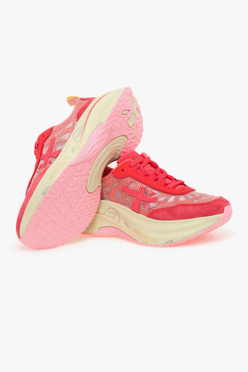 Sneaker Hill in camoscio e tessuto tecnico - 4