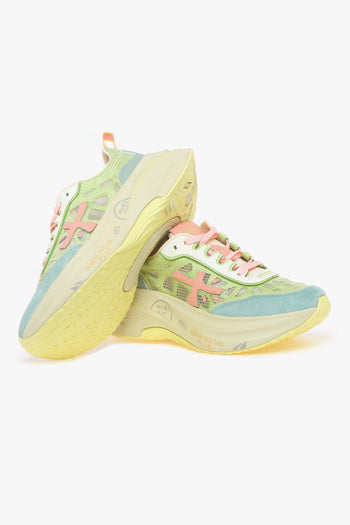 Sneaker Hill in camoscio e tessuto tecnico - 4