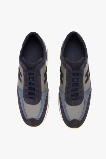 Sneaker Interactive in camoscio e tessuto - 5