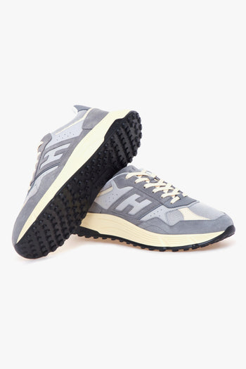 Sneaker Hyperlight in camoscio e tessuto - 4