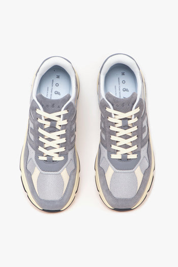 Sneaker Hyperlight in camoscio e tessuto - 5