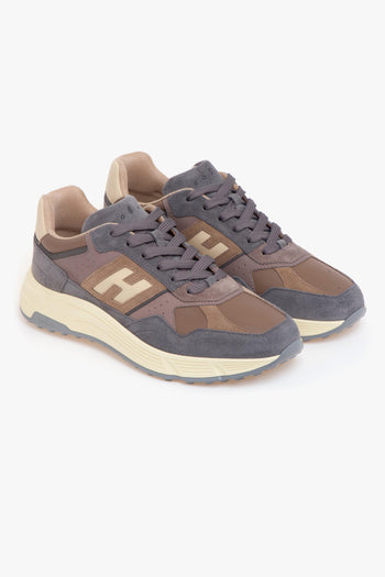 Sneaker Hyperlight in camoscio e pelle - 2