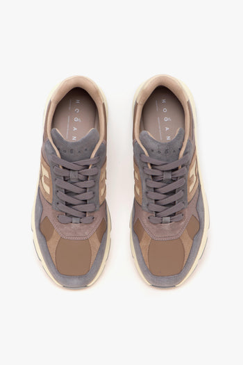 Sneaker Hyperlight in camoscio e pelle - 5