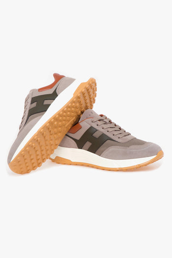 Sneaker Hyperlight in camoscio e tessuto - 4