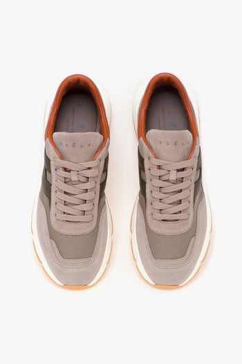 Sneaker Hyperlight in camoscio e tessuto - 5