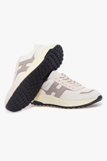 Sneaker Hyperlight in camoscio e tessuto - 4