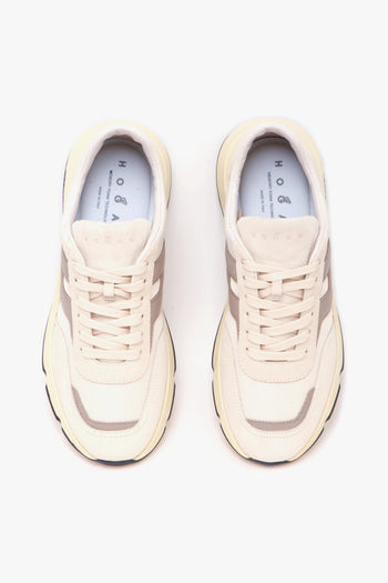 Sneaker Hyperlight in camoscio e tessuto - 5