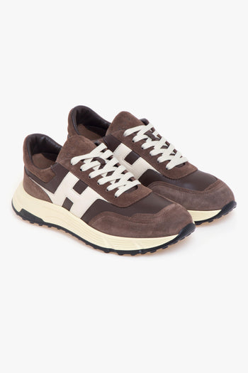 Sneaker Hyperlight in camoscio e pelle - 2