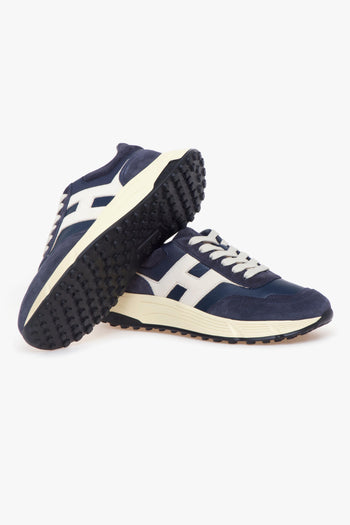 Sneaker Hyperlight in camoscio e pelle - 4