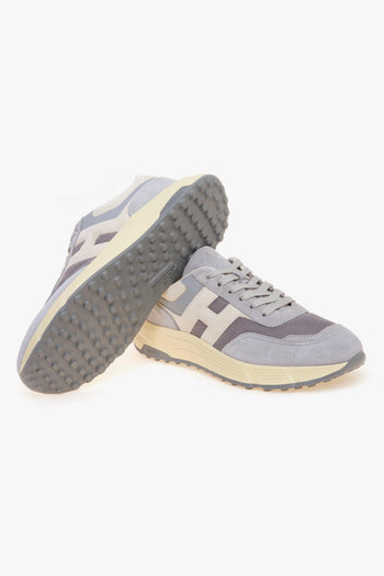 Sneaker Hyperlight in camoscio e tessuto - 4