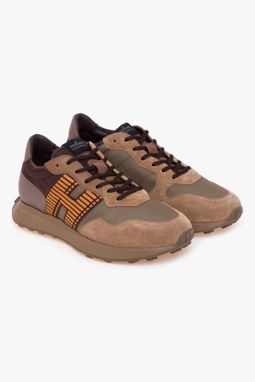 Sneaker H601 in camoscio e tessuto - 2