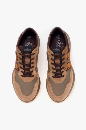 Sneaker H601 in camoscio e tessuto - 5