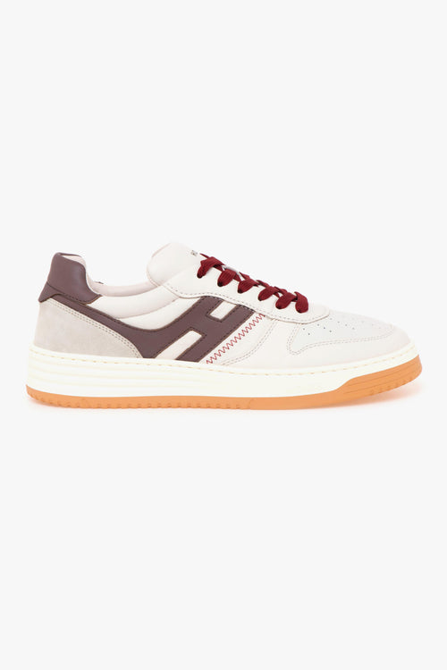 Sneaker Basket H630 in pelle BURRO - FANGO