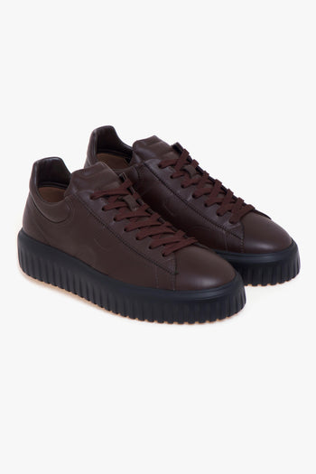 Sneaker H-stripes in pelle - 2