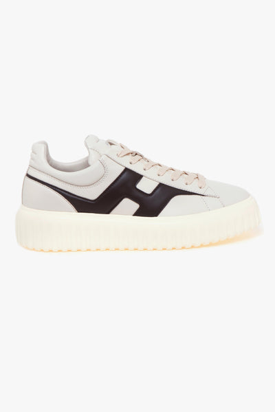Sneaker H-stripes in pelle