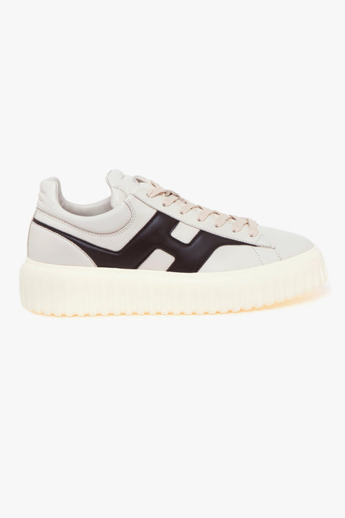 Sneaker H-stripes in pelle