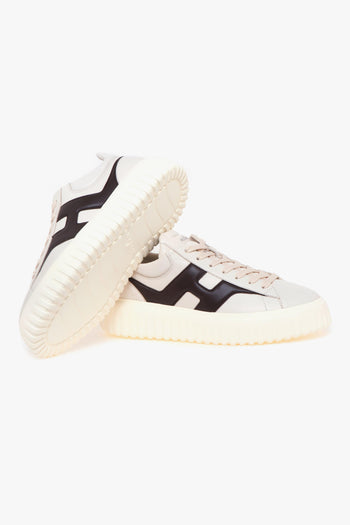 Sneaker H-stripes in pelle - 4
