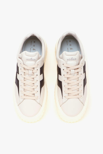 Sneaker H-stripes in pelle - 5