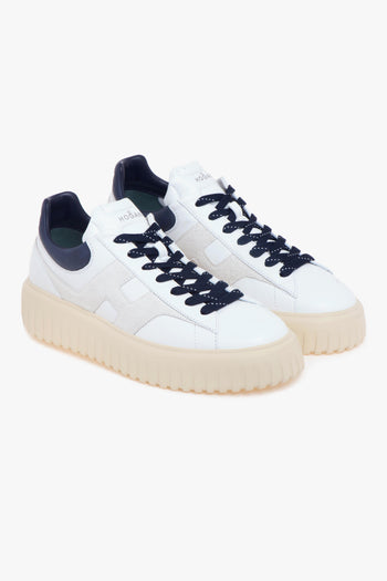 Sneaker H-Stripes in pelle e camoscio - 2