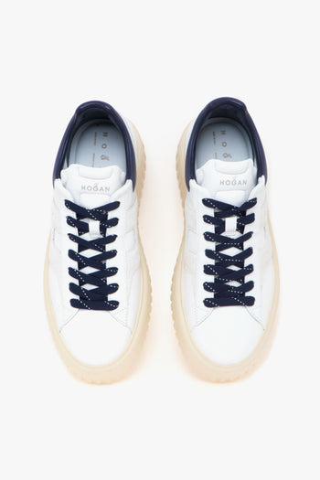 Sneaker H-Stripes in pelle e camoscio - 5