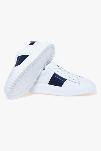 Sneaker H-stripes in pelle - 4