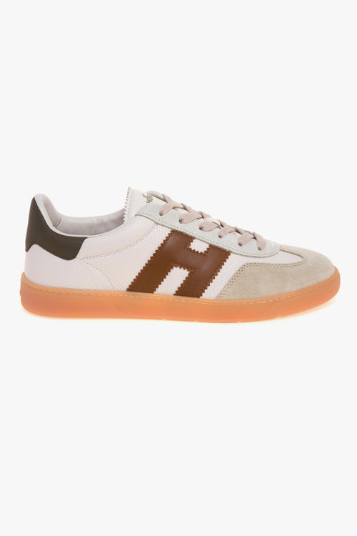Sneaker Cool H647 in pelle grain e camoscio