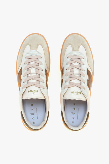 Sneaker Cool H647 in pelle grain e camoscio - 5