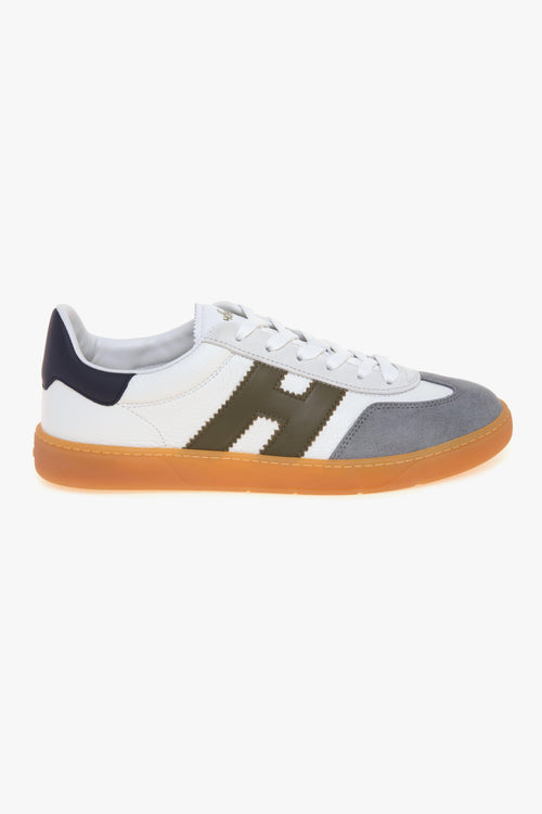 Sneaker Cool H647 in pelle grain e camoscio