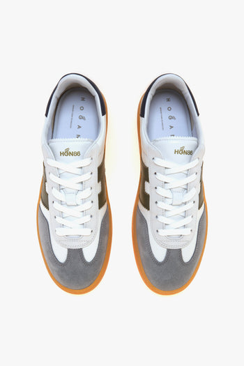 Sneaker Cool H647 in pelle grain e camoscio - 5