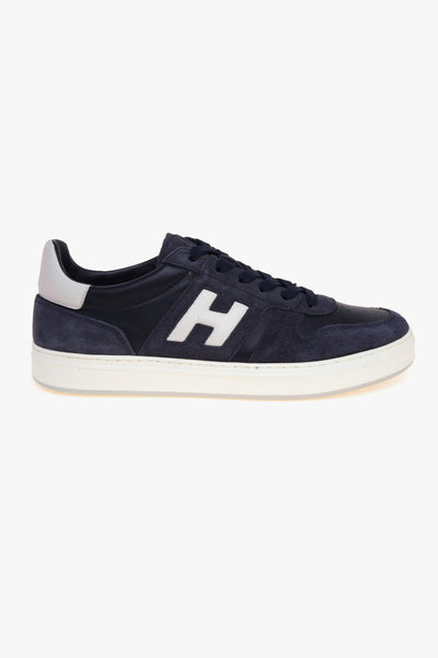Sneaker H668 H-TV in pelle e camoscio