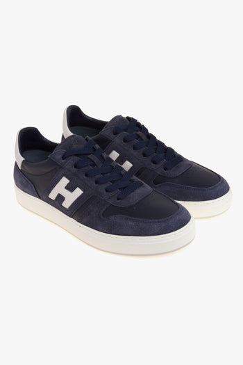 Sneaker H668 H-TV in pelle e camoscio - 2
