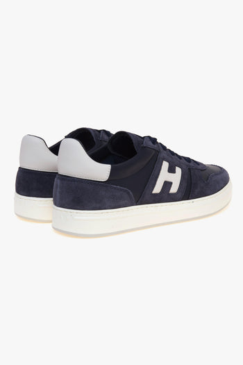 Sneaker H668 H-TV in pelle e camoscio - 3